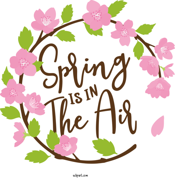 Free Nature Design Floral Design Cartoon For Spring Clipart Transparent Background