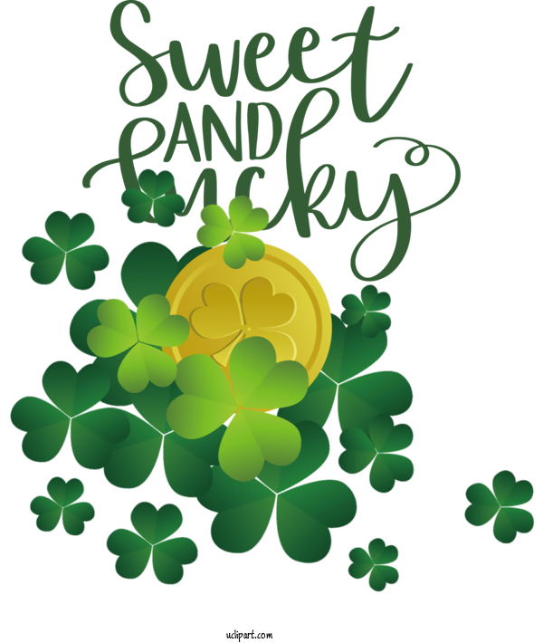 Free Holidays Saint Patrick's Day Shamrock Design For Saint Patricks Day Clipart Transparent Background