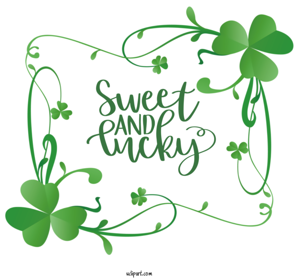 Free Holidays Saint Patrick's Day  Shamrock For Saint Patricks Day Clipart Transparent Background