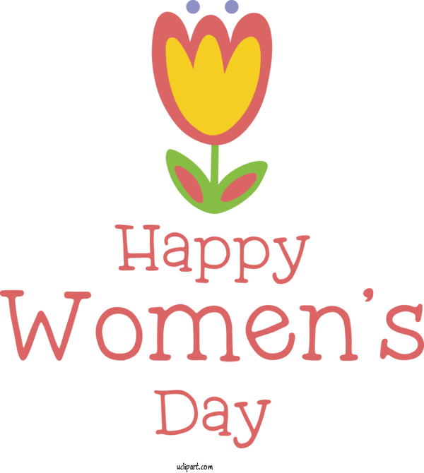Free Holidays Cut Flowers Logo Flower For International Women's Day Clipart Transparent Background