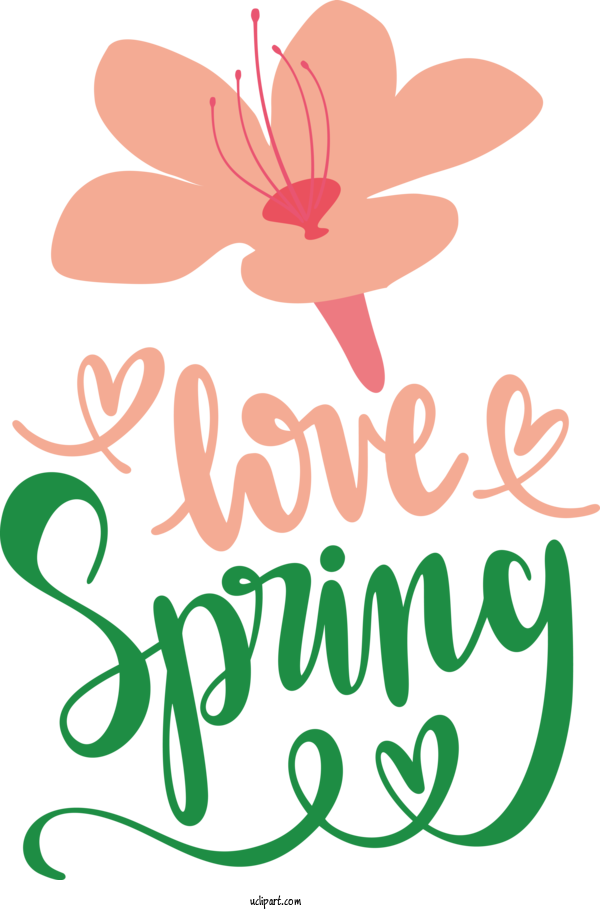Free Nature Floral Design Leaf Design For Spring Clipart Transparent Background