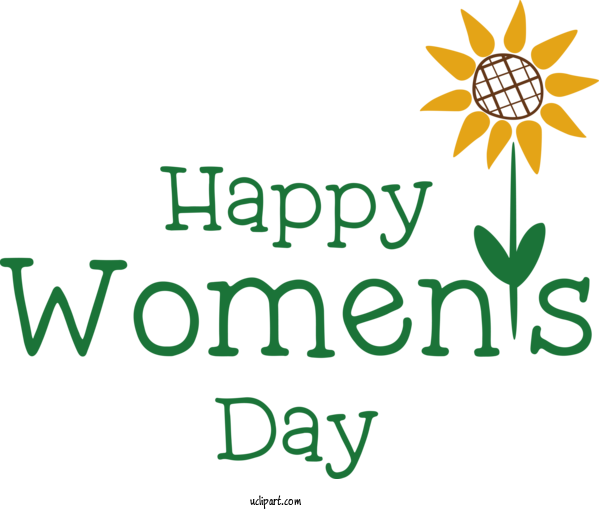 Free Holidays Logo Flower Design For International Women's Day Clipart Transparent Background