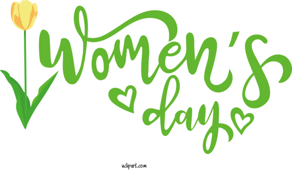 Free Holidays Logo Leaf Plant Stem For International Women's Day Clipart Transparent Background