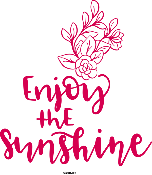 Free Nature Flower Design Logo For Summer Clipart Transparent Background