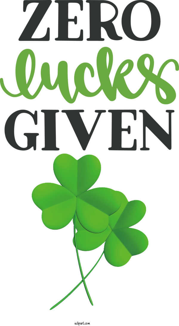 Free Holidays Design Leaf Shamrock For Saint Patricks Day Clipart Transparent Background