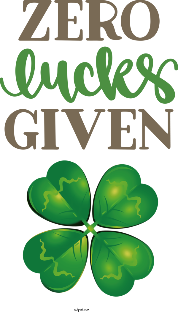 Free Holidays Leaf Shamrock Green For Saint Patricks Day Clipart Transparent Background