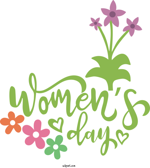 Free Holidays Leaf Floral Design Plant Stem For International Women's Day Clipart Transparent Background