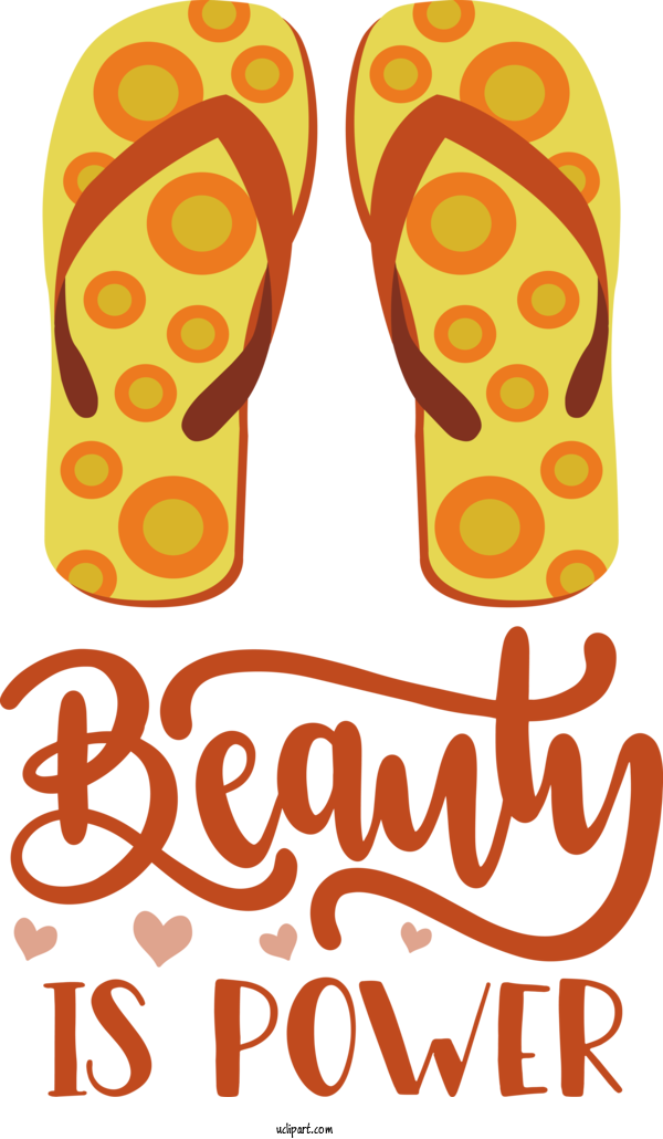 Free Life Slipper Flip Flops Sandal For Beauty Clipart Transparent Background