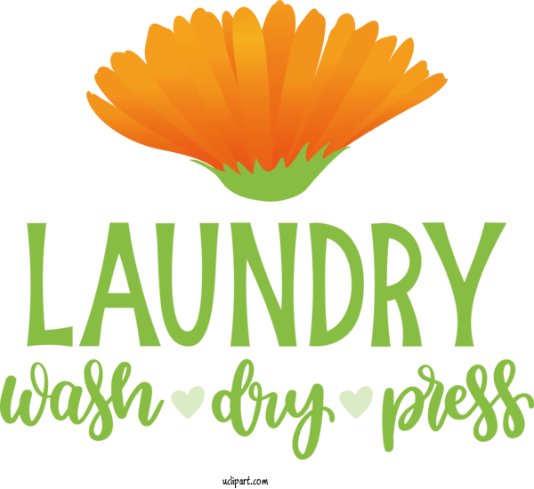 Free Clothing Cut Flowers Plant Stem Logo For Laundry Clipart Transparent Background