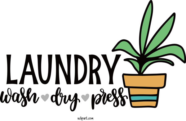 Free Clothing Logo Leaf Design For Laundry Clipart Transparent Background