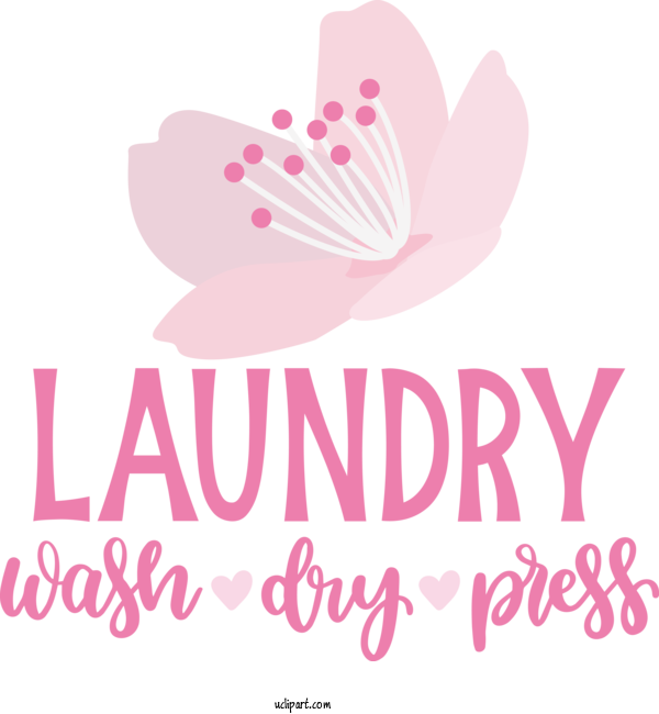 Free Clothing Design Washing Wall Decal For Laundry Clipart Transparent Background