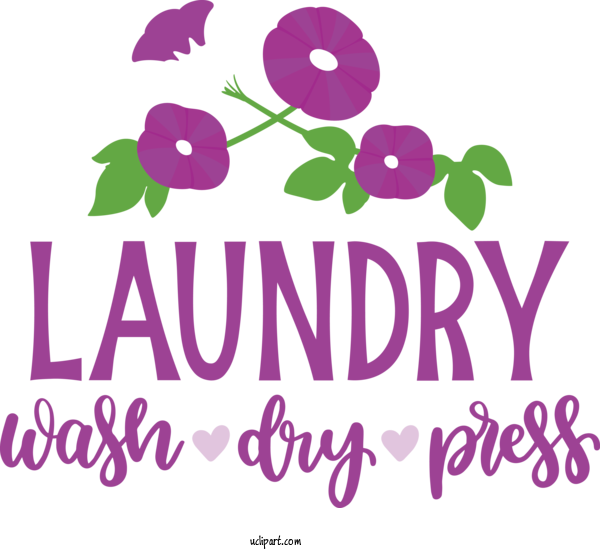 Free Clothing Floral Design Logo Design For Laundry Clipart Transparent Background