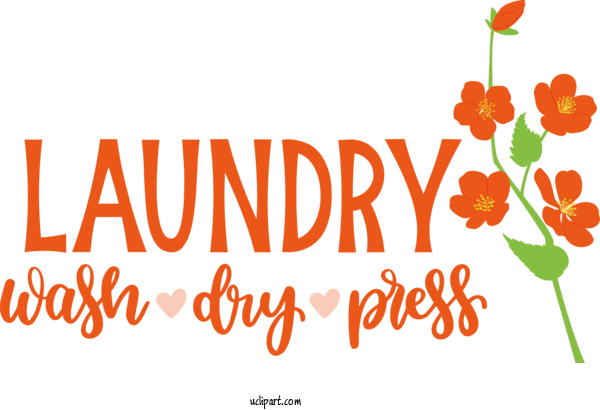 Free Clothing Floral Design Flower Logo For Laundry Clipart Transparent Background