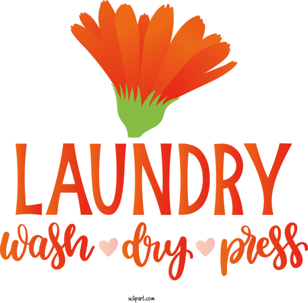 Free Clothing Flower Cut Flowers Logo For Laundry Clipart Transparent Background