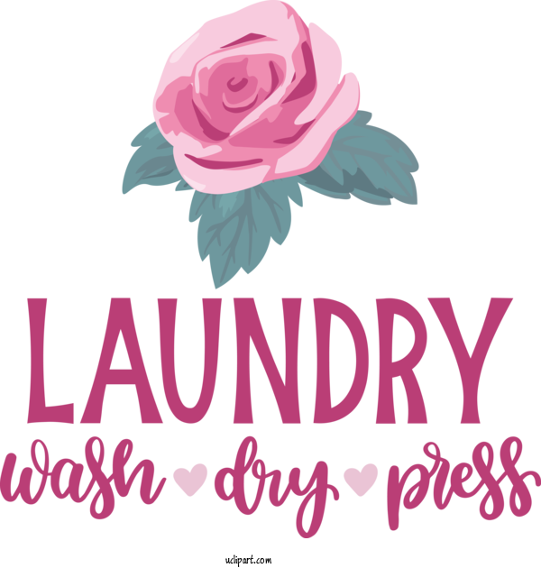 Free Clothing Floral Design Wall Decal Design For Laundry Clipart Transparent Background