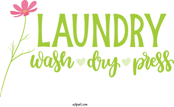 Free Clothing Floral Design Design Logo For Laundry Clipart Transparent Background