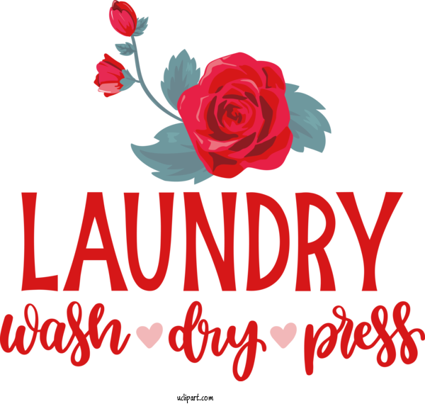 Free Clothing Floral Design Garden Roses Cut Flowers For Laundry Clipart Transparent Background