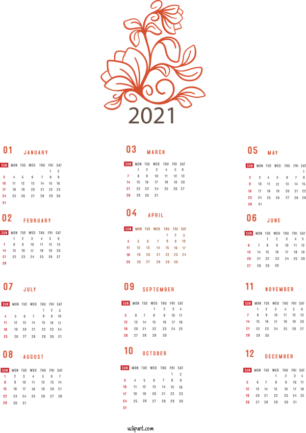 Free Life Calendar System Calendar Year Names Of The Days Of The Week For Yearly Calendar Clipart Transparent Background