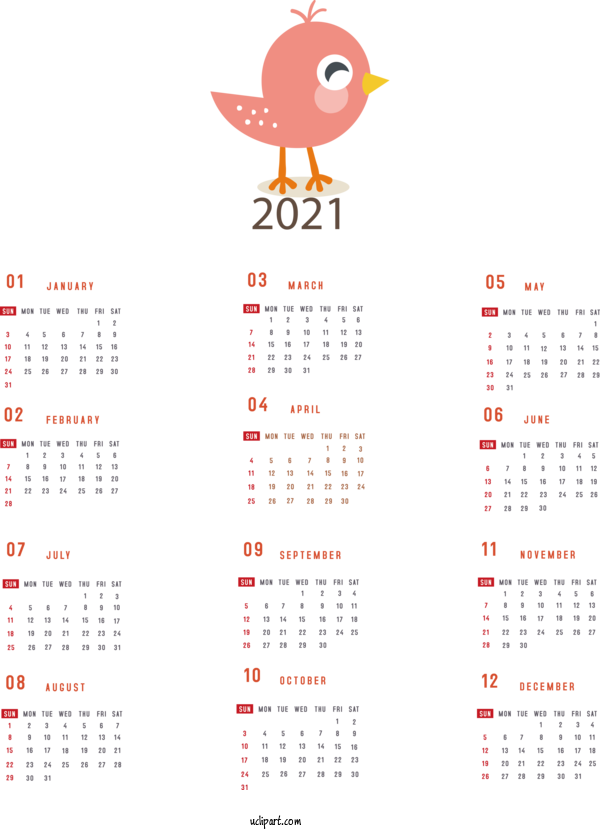 Free Life Calendar System January Calendar! Calendar Year For Yearly Calendar Clipart Transparent Background