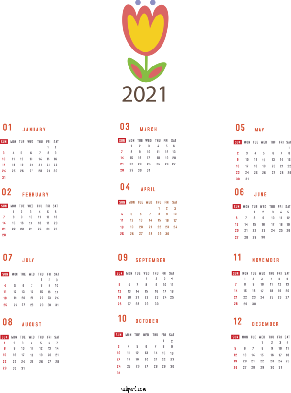 Free Life Calendar System Calendar Year Annual Calendar For Yearly Calendar Clipart Transparent Background