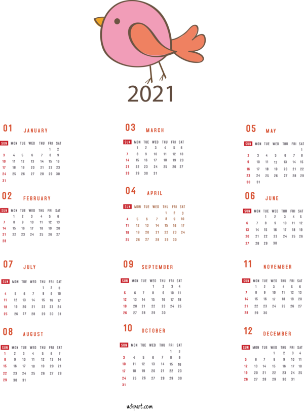 Free Life Calendar System Calendar Flowers Calendar Year For Yearly Calendar Clipart Transparent Background