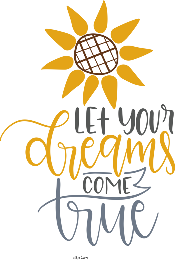 Free Life Logo Cut Flowers Yellow For Dream Clipart Transparent Background