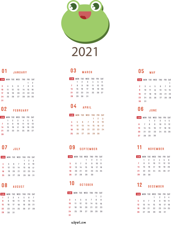 Free Life January Calendar! Calendar System Calendar Year For Yearly Calendar Clipart Transparent Background