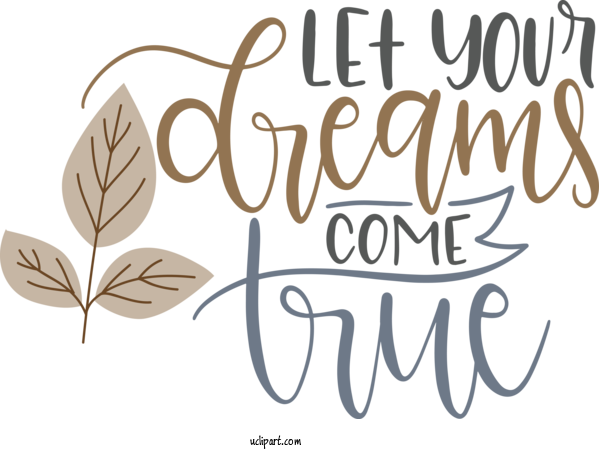 Free Life Logo Calligraphy Line For Dream Clipart Transparent Background
