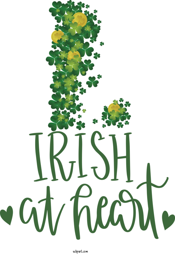 Free Holidays Four Leaf Clover Shamrock Cartoon For Saint Patricks Day Clipart Transparent Background
