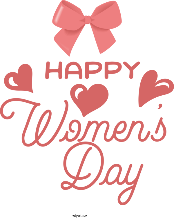 Free Holidays Logo Valentine's Day Line For International Women's Day Clipart Transparent Background