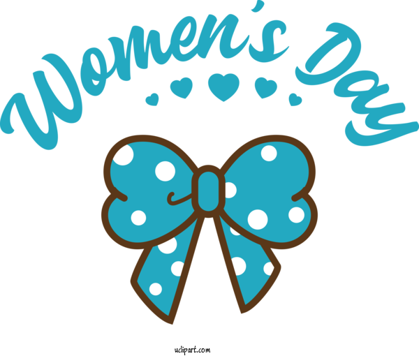 Free Holidays Butterflies Logo Aqua M For International Women's Day Clipart Transparent Background