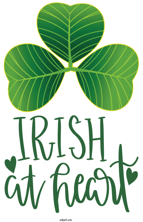 Free Holidays Leaf Logo Drawing For Saint Patricks Day Clipart Transparent Background