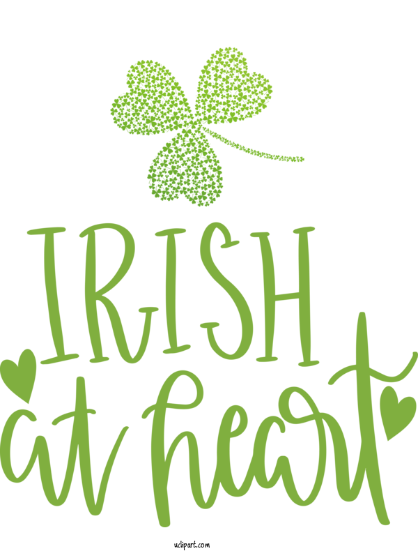 Free Holidays Leaf Plant Stem Logo For Saint Patricks Day Clipart Transparent Background