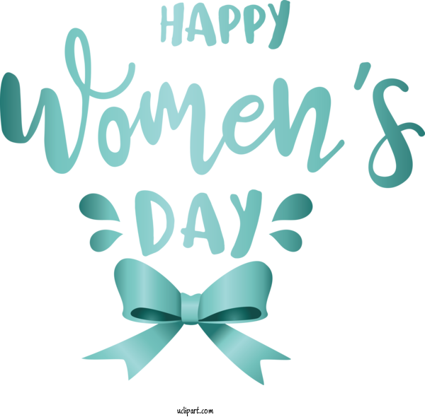 Free Holidays Logo Design Green For International Women's Day Clipart Transparent Background