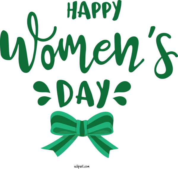 Free Holidays Logo Symbol Leaf For International Women's Day Clipart Transparent Background