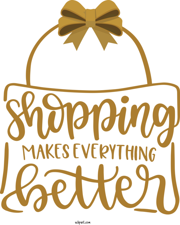 Free Shopping Logo Commodity Yellow For Clothing Clipart Transparent Background
