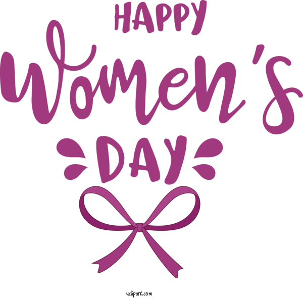 Free Holidays Logo Symbol Petal For International Women's Day Clipart Transparent Background