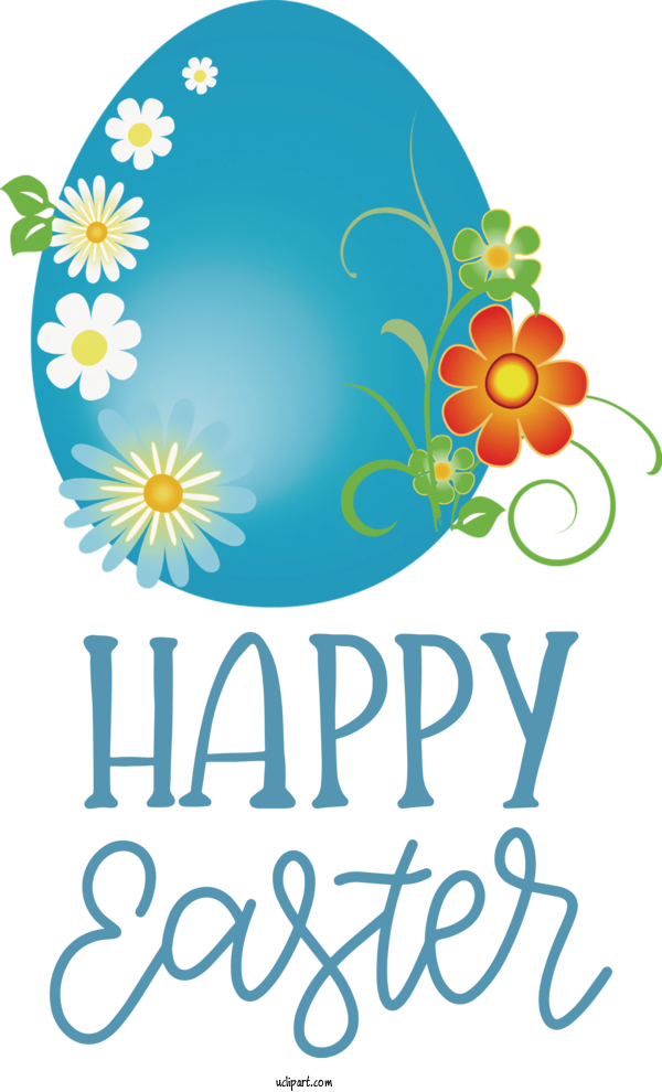 Free Holidays Floral Design Line Design For Easter Clipart Transparent Background