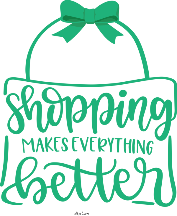 Free Shopping Logo Green Meter For Clothing Clipart Transparent Background