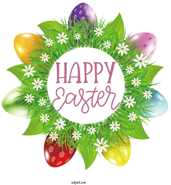 Free Holidays Christmas Day Floral Design Easter Egg For Easter Clipart Transparent Background