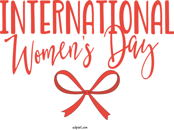 Free Holidays International Women's Day Logo For International Women's Day Clipart Transparent Background