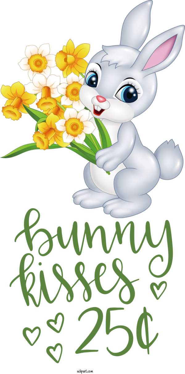 Free Holidays Easter Bunny Hares European Rabbit For Easter Clipart Transparent Background