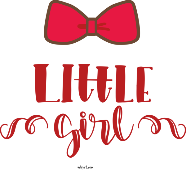 Free People Logo Red Line For Girl Clipart Transparent Background