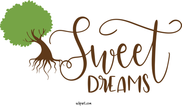 Free Life Logo Calligraphy Design For Dream Clipart Transparent Background