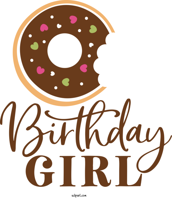 Free Occasions Logo Design Line For Birthday Clipart Transparent Background