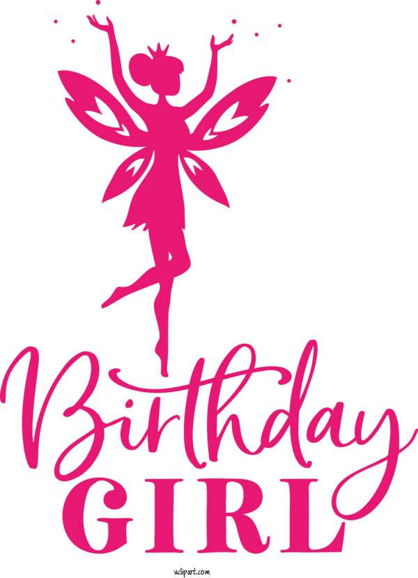 Free Occasions Flower Logo Character For Birthday Clipart Transparent Background