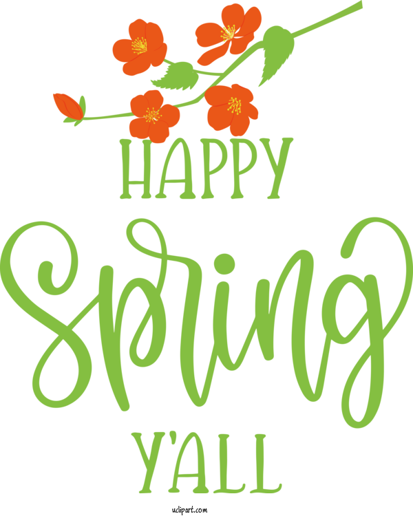 Free Nature Floral Design Leaf Logo For Spring Clipart Transparent Background