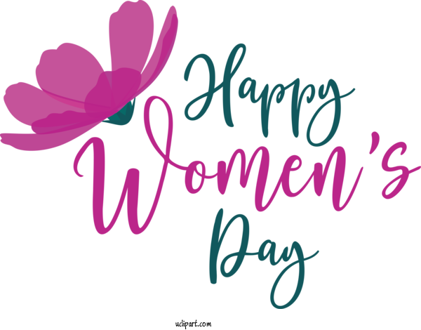 Free Holidays Cut Flowers Logo Floral Design For International Women's Day Clipart Transparent Background