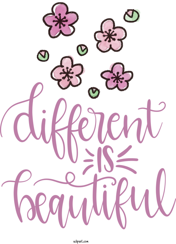 Free Holidays Different Is Beautiful Design For International Women's Day Clipart Transparent Background