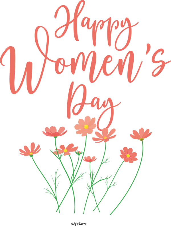 Free Holidays Happy Women's Day My Queen: 8 March Women's Day International Women's Day International Day Of Families For International Women's Day Clipart Transparent Background